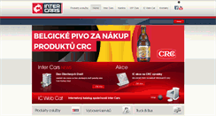 Desktop Screenshot of intercars.cz